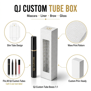 Boîte en carton pliable de luxe personnalisée avec logo, impression mate rose pour cosmétiques par Qj Custom Boxes - Product Image 4