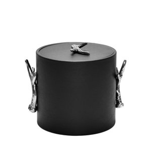Cubo de hielo de acero inoxidable con base de asa integrada, enfriador de vino de doble pared aislado, enfriador de champán para bar - Product Image 2