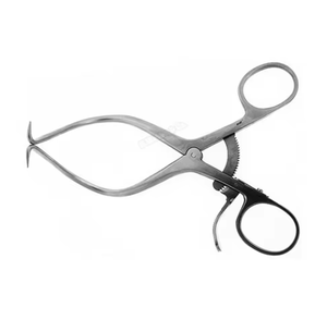 Rétracteur Weitlaner 5,5 pouces à bout arrondi 3x4 dents, instruments chirurgicaux vétérinaires en acier inoxydable, certifié CE Classe I, garantie 3 ans - Product Image 3