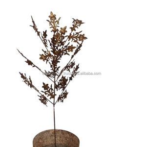 Elegante acabado con palo de metal de calidad duradera en venta al por mayor al aire libre e interior de metal decoración moderna jardín rústico - Product Image 6