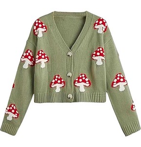 เสื้อคาร์ดิแกนถักทรงวิซาร์ด คอวี ระบายอากาศได้ดี สำหรับผู้ชาย แขนเสื้อลายทาง สไตล์เรโทร แบบวิทยาลัย ติดกระดุม เหมาะสำหรับชาวอเมริกัน - Product Image 1