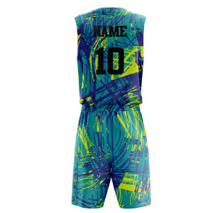 Venta al por Mayor de Camisetas de Baloncesto Personalizadas para Equipos, 100% Poliéster Transpirable, Tallas Grandes, el Mejor Diseño - Product Image 2