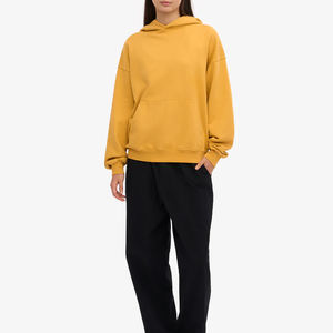 Nueva Llegada, Sudadera con Capucha para Mujer, Estilo Casual de Invierno, Hombros Caídos, Transpirable, Ecológica, 100% Algodón Felpa, Talla Grande - Product Image 6