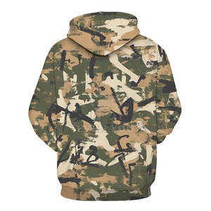 Sudadera con Capucha Estampada Camuflaje Selva Hecha en Pakistán, Estilo Urbano Casual, Algodón Suave para Uso Diario - Product Image 2