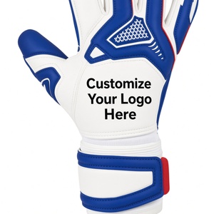 Gants de gardien de but de football professionnels avec bouts de doigts lisses, latex épais, logo personnalisé, unisexe, sangle de poignet réglable - Product Image 3