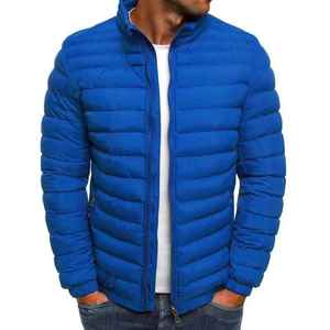 High Men's Winter Thick Warm Cotton <b>Puffer</b> <b>Jacket</b> Fashionable Stand Collar Tiger Head XL <b>Light</b> Zipper Cardigan Casual Street - Product Image 3