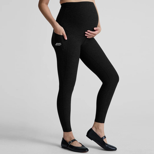 Custom Maternity Leggings High Waist Pregnancy Yoga Pants Stretchy Breathable Soft Cotton Spandex Activewear Comfortable Belly - Product Image 4