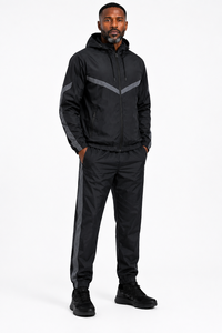 <b>Mens</b> Winter Long <b>Pullover</b> Waterproof Windproof Lightweight Nylon Eco-Friendly Windbreaker <b>Jacket</b> Hooded Quick Dry Sportswear - Product Image 2
