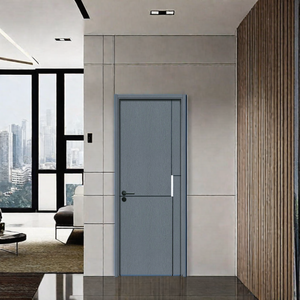 Porte intérieure écologique sans formaldéhyde, noyau en bois composite, porte d'entrée avec film PVC premium pour une maison saine - Product Image 2