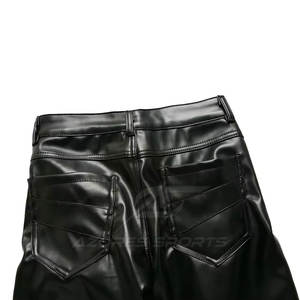 กางเกงหนังทรงตรงผู้ชาย น้ำหนักเบา สีเข้ม ทรงเข้ารูป แฟชั่นลำลอง ระบายอากาศได้ดี เป็นมิตรกับสิ่งแวดล้อม - Product Image 3