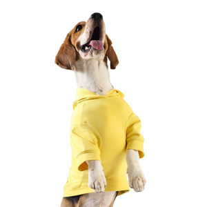 Wholesale 100% Cotton Lightweight Washable Winter Dog Hoodie With Pockets Soft Dog <b>Clothes</b> <b>For</b> Small <b>Cats</b> & Dogs Hoodie - Product Image 2