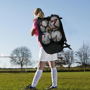 Grand sac de sport en nylon, capacité 50-70L, poche en filet pour le rangement du football et du basketball, sac à dos - Product Image 2