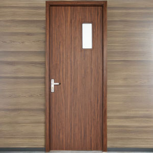 Último diseño 2025 WPC Puerta PVC Piel Interior Habitación WPC Puerta Empuje y tire Puerta abatible única Wpc - Product Image 5