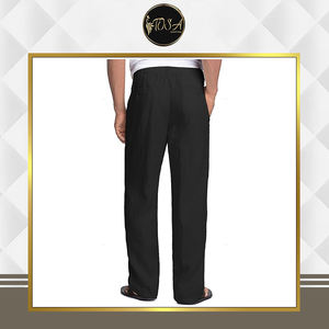 Pantalons en lin décontractés pour hommes, très demandés, de qualité exceptionnelle, légers, imperméables, respirants, avec option de logo personnalisé - Product Image 3