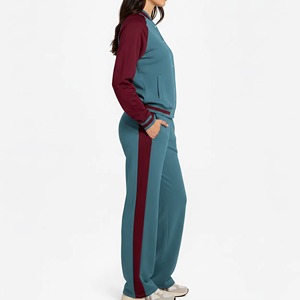 Conjunto Deportivo Personalizado para Mujer, Antibacterial, de Peso Medio, Secado Rápido, Transpirable, Tejido Ligero, Estilo Casual para Invierno - Product Image 4