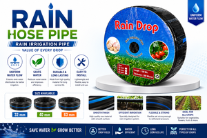 Tuyau d'irrigation agricole en PE de 32 mm, 100 mètres de long, en polyéthylène, pour une couverture de brume uniforme - Product Image 3