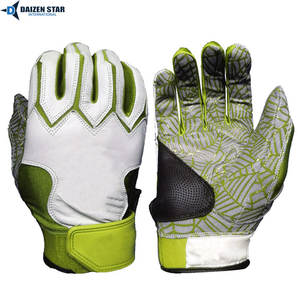 Gants de frappe de baseball DAIZEN STAR INTERNATIONAL en cuir/cuir synthétique, couleur et taille personnalisables, légers, confortables, avec fermeture à crochet - Product Image 4