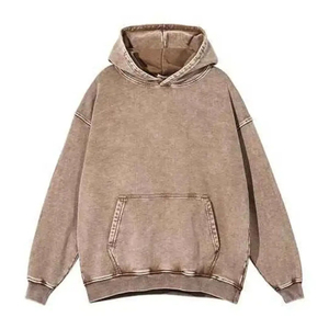 Sweat-shirt à capuche pour homme Index, 100% coton, French Terry, tie-dye, surdimensionné, fermeture éclair, décontracté, pour l'automne - Product Image 6