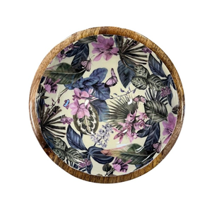 Bol à salade en émail imprimé floral rose pour restaurant, cadeaux de mariage, vaisselle de table, décoration de cuisine - Product Image 5