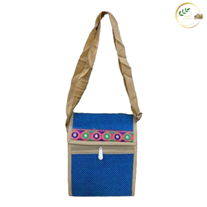 Bolso Bandolera de Yute Moderno con Bolsillo Interior, Bolso Ecológico de Moda para Mujer - Product Image 2