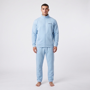 Conjunto Deportivo de Hombre de Peso Pesado con Cremallera Completa, Chaqueta y Pantalones de Chándal Personalizados, Dos Piezas, Cuello Alto, Ropa Deportiva - Product Image 5