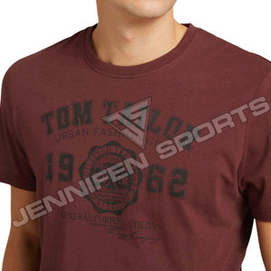 Camiseta Deportiva Informal para Hombre, de Algodón, Cuello Redondo, Lisa, Transpirable, Ligera, de Secado Rápido, para Gimnasio y Fitness, 240 g/m² - Product Image 5