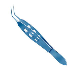 Pinza de Capsulorrhexis Utrata al por Mayor, de Titanio, con Punta Triangular Muy Delicada, Extremadamente Delgada, Instrumento Micro Oftálmico - Product Image 3