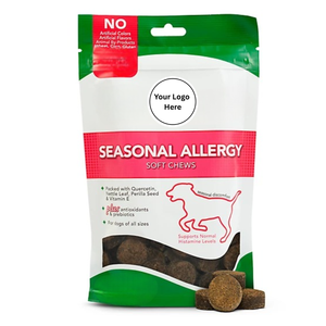 Soutien Allergie Santé Peau & Pelage Friandises Tendres Sans Céréales pour Chiens et Chats Champignons Curcuma Zinc Absorption Rapide Sûr OEM Disponible - Product Image 1