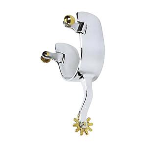 Nouveaux éperons d'équitation design en acier inoxydable pour cavalier homme, éperons d'équitation pour compétition. - Product Image 3