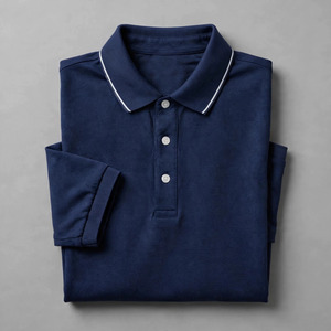 Camisas de Golf Casuales Unisex de Poliéster y Algodón Twill a Precio de Fábrica, con Logotipo Personalizado Bordado e Impreso, Manga Corta - Product Image 6