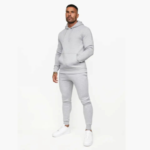 Comfortable Lightweight <b>Men</b> Winter <b>Pullover</b> Tracksuit Hot Selling Fashionable Slim Fit Solid Color <b>Men</b> Tracksuit - Product Image 2