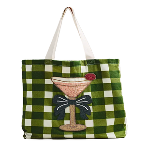 Sac fourre-tout en toile BY MULTI CRAFT pour les occasions festives, orné de perles de rocaille, style élégant et décontracté, couleur et logo personnalisables - Product Image 4