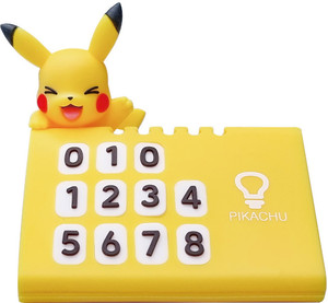 Plaque de numéro de stationnement antidérapante coréenne pour tableau de bord, motif Pikachu Pokémon, accessoire de véhicule anime, vente en gros - Product Image 1