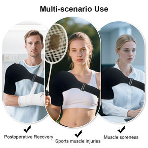 Compresse de gel flexible grande taille chaude et froide pour soulager les douleurs au dos, aux genoux et aux épaules, avec sangles pour femmes et hommes - Product Image 4