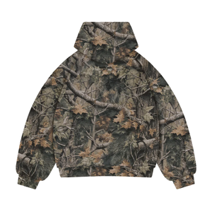 Customized Heavyweight Crewneck Sweatshirt Autumn Cotton Fleece Breathable High Quality Camouflage <b>Men's</b> Sweatshirts - Product Image 4
