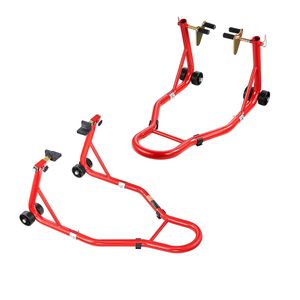 Sollevatore per Moto con Capacità di 850 libbre, Combo Anteriore e Posteriore con Supporto a Doppia Forcella per Ruota Anteriore e Bobina per Forcellone U+L, per Rampe e Cavalletti - Product Image 3