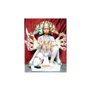 Belle Statue de Bajrangbali en marbre - Product Image 4