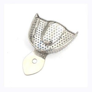 CLASTY INSTRUMENTS Bandeja de Impresión Dental Superior Perforada de Acero Inoxidable Reutilizable Autoclavable Maxilar para Alginato CE ISO OEM - Product Image 4