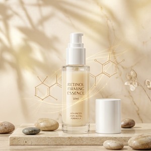 Essence faciale raffermissante anti-âge au rétinol pour les ridules et la texture de la peau OEM ODM 50ml Flacon en verre MOQ 200 pièces - Product Image 6
