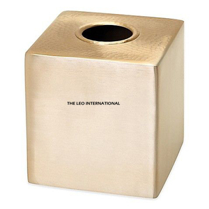 Boîte à mouchoirs carrée pour la maison, le bureau et la voiture, support de mouchoirs fini doré pour accessoires de table de luxe - Product Image 5