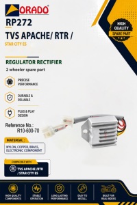 Régulateur redresseur TVS Apache RTR Star City ES, qualité export, pour pièces détachées de deux-roues, Inde, Orado. - Product Image 5