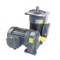 CH28-750-10S 1hp Moteur à engrenages à courant alternatif horizontal 3 phases Rapport 10:1 220V/380V 750W 50/60Hz Moteur à induction de fréquence