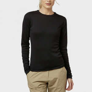 T-shirts à manches longues sur mesure de qualité supérieure, design OEM, vêtements de sport - Coupe ample, 100% coton, respirant et à séchage rapide, décontracté - Product Image 1