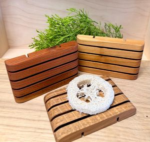 Jabonera Rectangular de Bambú Moderna de Alta Calidad para Hotel y Baño, Gran Venta |   Ecológico, Elegante y Duradero |   Decoración del Hogar UO - Product Image 6