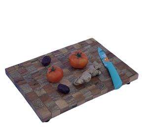 Tabla de Cortar de Madera con Ranura para Jugos y Plato para Pizza, Antideslizante, Fácil de Limpiar, Apta para Lavavajillas, Forma Rectangular, 2.0 cm de Grosor - Product Image 1
