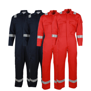 Custom Men Reflective Workwear Coverall Mechanic & <b>Construction</b> Safety Uniform with Tool Pockets Car Repair & Workshop suit - Product Image 1