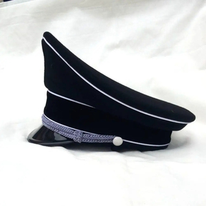 Nueva Gorra de Personal Alemán de Élite, Visera Blanca de Mezclilla, Protección Solar para Exteriores, Cordón Plateado Ajustable, Transpirable y Personalizable - Product Image 5