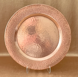 Assiette en métal acier inoxydable or rose Assiettes de présentation rondes pour assiettes de service à dessert de fête Vente en gros - Product Image 3