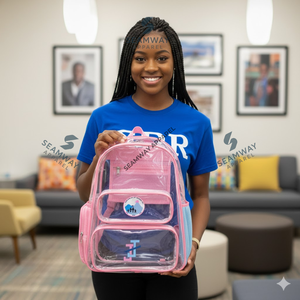 Sac à dos transparent Jack And Jill Of America, sac de transport transparent, sac à dos en PVC transparent, sac transparent approuvé par la sécurité - Product Image 5