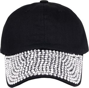 Gorra de Béisbol Deportiva de Mezclilla con Pedrería, Diseño Moderno y Elegante de Moeed Mehboob Industry, Bordado 3D Personalizable - Product Image 1